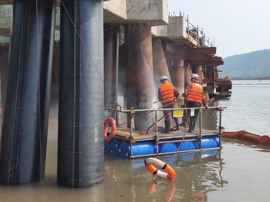 Bọc bảo vệ cầu cảng Bọc bảo vệ cầu cảng