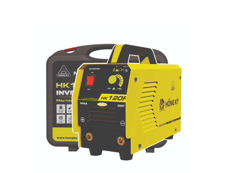 Máy hàn que MMA Inverter 120 Ampe 220V Hồng Ký HK120F